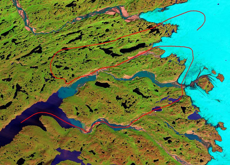 Kangerlussuaq 3D-flyvning