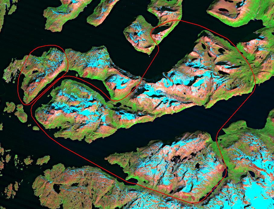 Oversigt over Nuuk 3D-flyvning